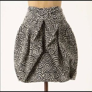 Eva Franco Blk & White Bubble Skirt Sz 6
